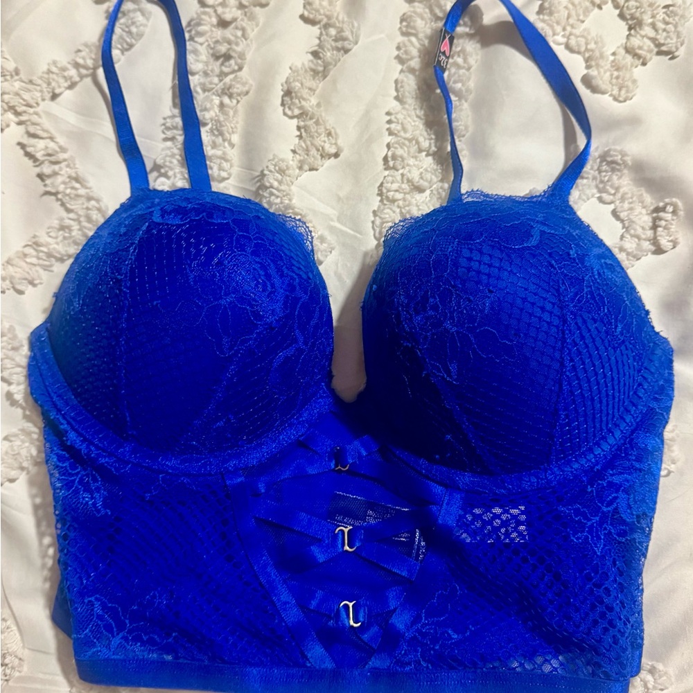 Victoria's Secret Very Sexy Bombshell Add-2- Cups Push Up Corset Top 32C
